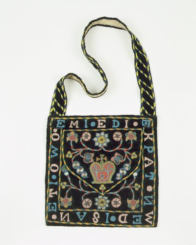 Beaded bag, late 19th century, Nigeria by African